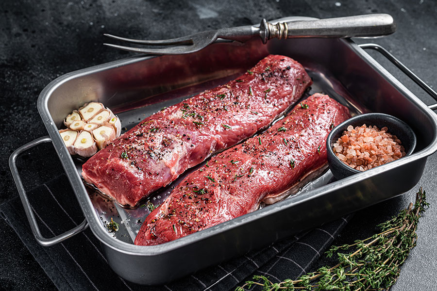 Fleisch von der Frischetheke bei EDEKA Hehenberger